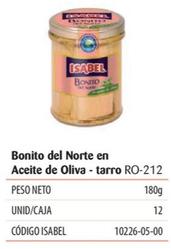 Oferta de Bonito Del Norte En Aceite De Oliva - Tarro en Isabel