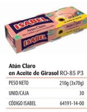 Oferta de Atún Claro En Aceite De Girasol Ro-85 P3 en Isabel