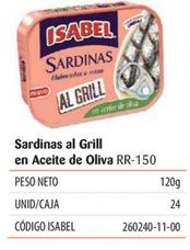 Oferta de Sardinas Al Grill En Aceite De Oliva en Isabel