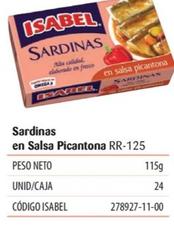 Oferta de Sardinas En Salsa Picantona en Isabel