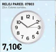 Oferta de Reloj Pared. 07803 por 7,1€ en Ferbric