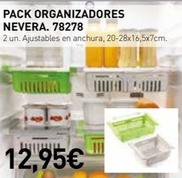 Oferta de Pack Organizadores Nevera. 78278 por 12,95€ en Ferbric