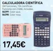 Oferta de Calculadora Cientifica por 17,45€ en Ferbric
