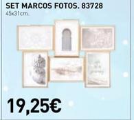 Oferta de Set Marcos Fotos. 83728 por 19,25€ en Ferbric