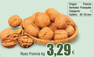 Oferta de Nuez Francia por 3,29€ en Froiz