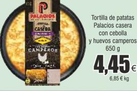 Oferta de Tortilla De Patatas por 4,45€ en Froiz