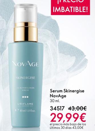 Oferta de Serum Skinergise por 29,99€ en Oriflame