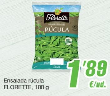 Oferta de Ensalada Rúcula por 1,89€ en SPAR Fragadis