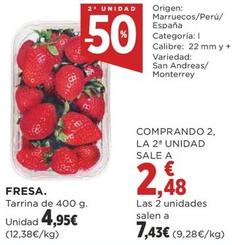 Oferta de Fresa por 4,95€ en Supercor