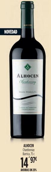 Oferta de Alhocen Chardonnay Barrica por 14,97€ en Hipercor
