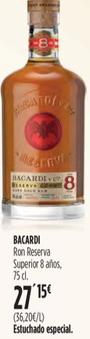 Oferta de Ron Reserva Superior 8 Anos por 27,15€ en Hipercor
