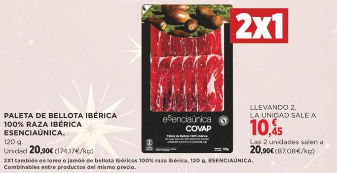 Oferta de Paleta De Bellota Iberica 100% Raza Iberica por 10,45€ en Supercor Exprés