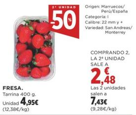 Oferta de Fresa por 4,95€ en Supercor Exprés