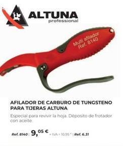 Afilador de Tijeras de Carburo de Tugsteno ALTUNA 8140