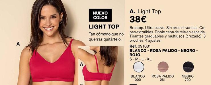 Oferta de Light Top por 38€ en Leonisa