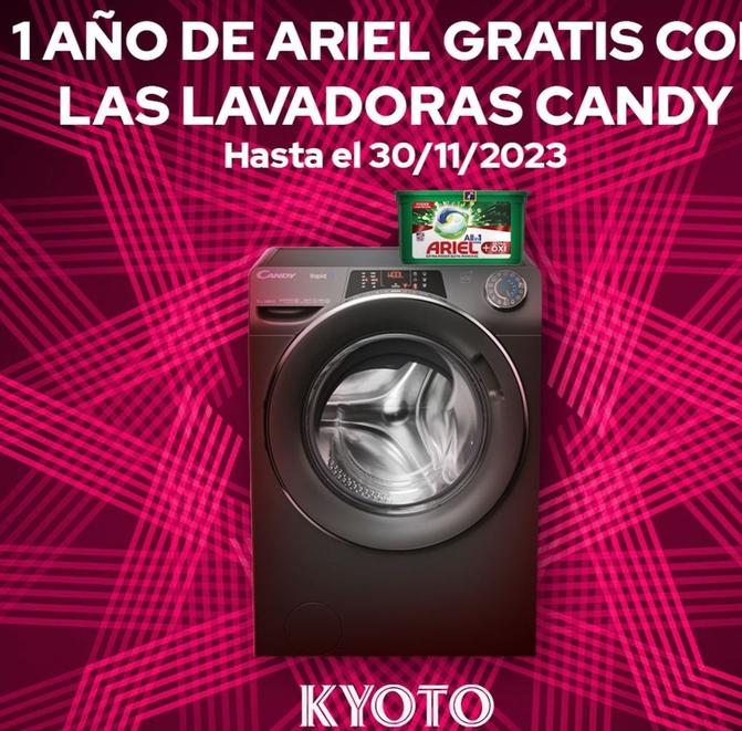 Oferta de 1 Año De Gratis Con Las Lavadoras Candy en Kyoto electrodomésticos