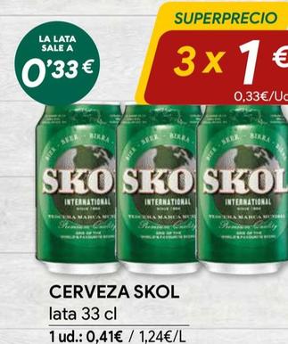 Oferta de Cerveza por 1€ en Masymas