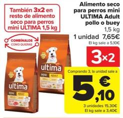 Oferta de Alimento Seco Para Perros Mini Adult Pollo O Buey por 7,65€ en Carrefour