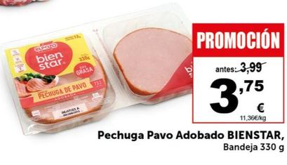 Oferta de Pechuga De Pavo Adobada por 3,75€ en Masymas