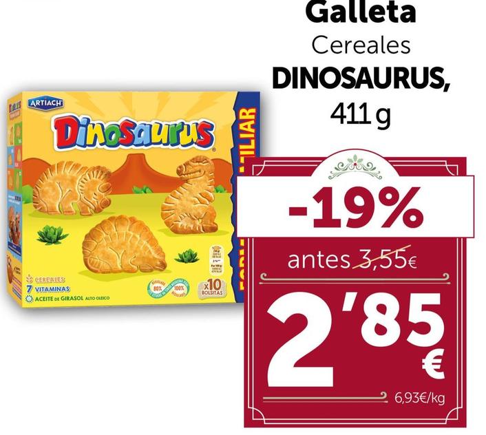 Oferta de Galleta Cereales por 2,85€ en Masymas