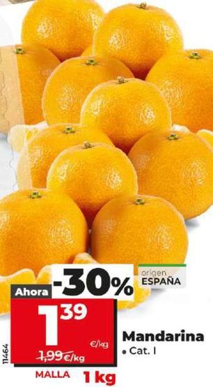 Oferta de Mandarina por 1,39€ en Dia