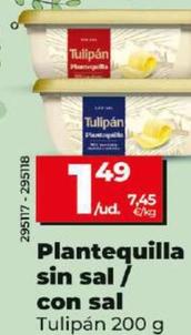 Oferta de Plantequilla Sin Sal / Con Sal por 1,49€ en Dia
