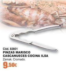 Oferta de Pinzas Marisco Cascanueces Cocina Ilsa por 9,5€ en Ferrcash