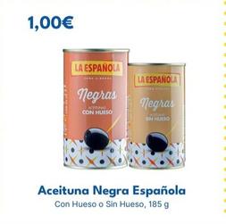 Oferta de Aceituna Negra por 1€ en Cash Unide