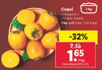 Oferta de Caqui por 1,65€ en Lidl