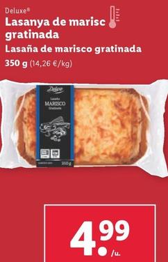 Oferta de Lasaña De Marisco Gratinada por 4,99€ en Lidl