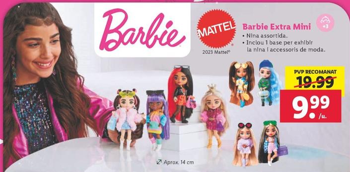 Oferta de Barbie Extra Mini por 9,99€ en Lidl