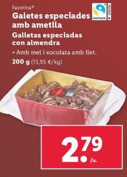 Oferta de Galletas Especiadas Con Almendra por 2,79€ en Lidl