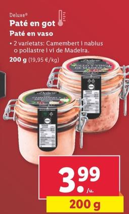 Oferta de Paté En Vaso por 3,99€ en Lidl