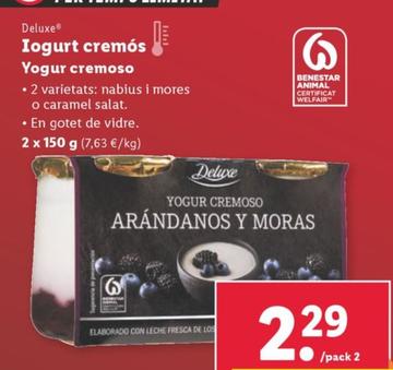 Oferta de Yogur Cremoso por 2,29€ en Lidl