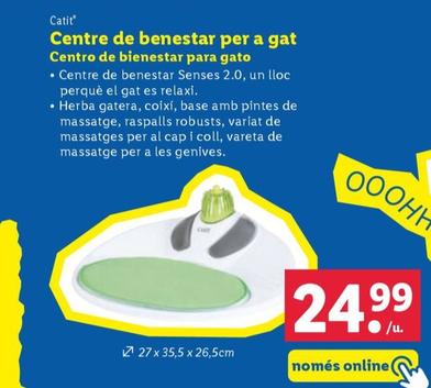 Oferta de Catit - Centro De Bienestar Para Gato por 24,99€ en Lidl
