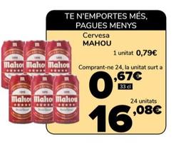 Oferta de Cervesa por 0,79€ en Supeco