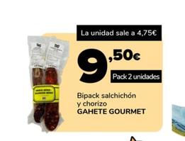 Oferta de Bipack Salchichon Y Chorizo por 9,5€ en Supeco