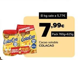 Oferta de Cacao Soluble por 7,99€ en Supeco