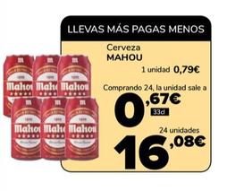Oferta de Cerveza por 0,79€ en Supeco