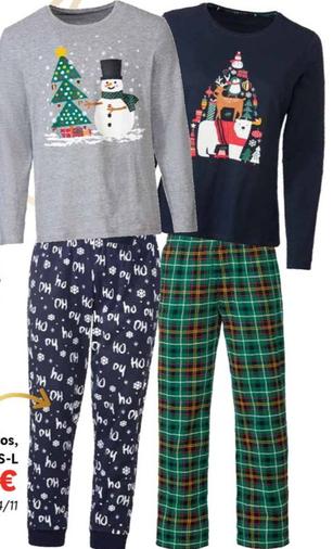 Oferta de Pijama De Adultos 6 Modelos, Tallas Xs - L por 9,99€ en Lidl
