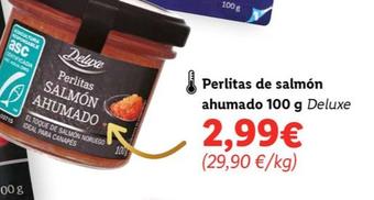 Oferta de Perlitas De Salmon Ahumado por 2,99€ en Lidl