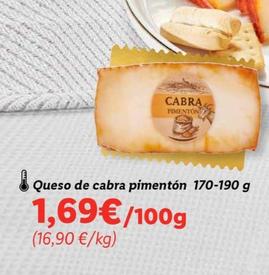 Oferta de Queso De Cabra Pimenton por 1,69€ en Lidl