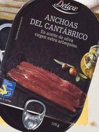 Oferta de Anchoas Del Cantabrico En Aceite De Oliva Virgen Extra Msc por 4,99€ en Lidl