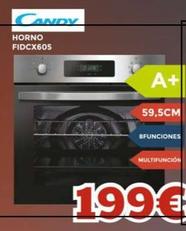 Oferta de Horno Fidcx605 por 199€ en MegaHogar