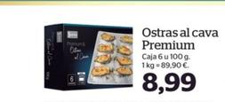 Oferta de La Sirena - Ostras Al Cava Premium por 3,99€ en La Sirena