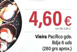 Oferta de Vieira Pacífico Gde por 4,6€ en Cash Ifa