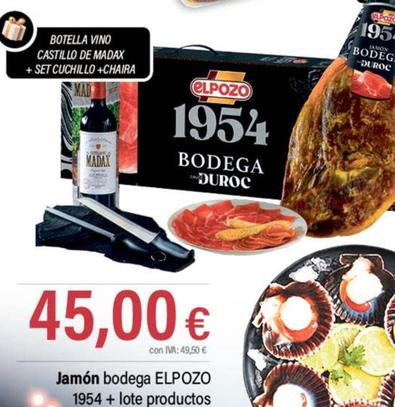 Oferta de Jamón Bodega por 45€ en Cash Ifa