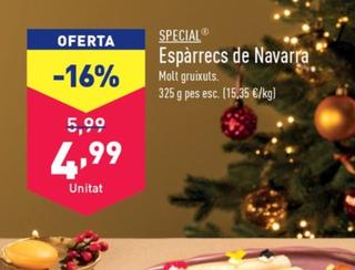 Oferta de Esparrecs De Navarra por 4,99€ en ALDI