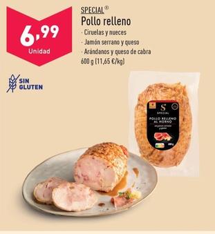 Oferta de Pollo Relleno por 6,99€ en ALDI