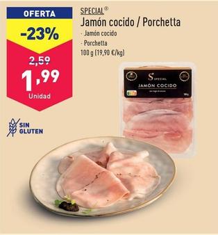 Oferta de Jamon Cocido / Porchetta por 1,99€ en ALDI
